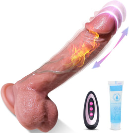 Telescopic dildo with movement and vibration - nachovidalshop