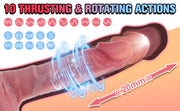 Telescopic dildo with movement and vibration - nachovidalshop