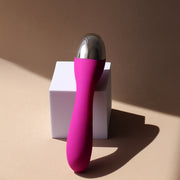 G-spot vibrator USB rechargeable - Elegance. Purple - nachovidalshop
