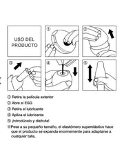 Blue masturbator egg - nachovidalshop
